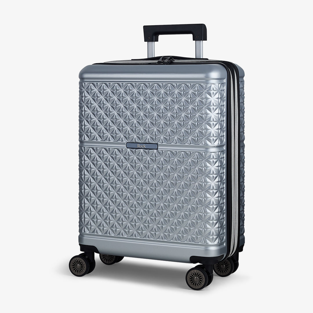 Maya Small Suitcase in Silver