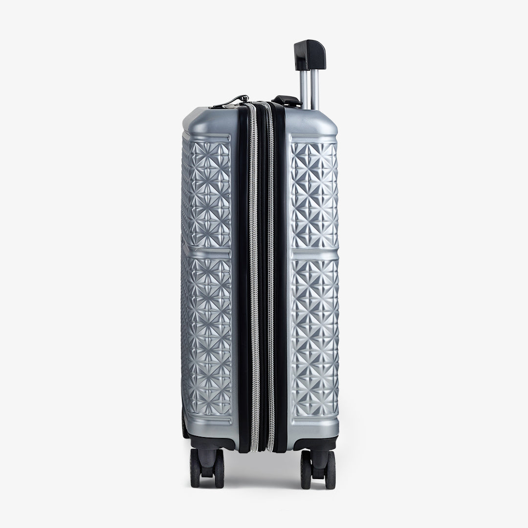 Maya Small Suitcase in Silver