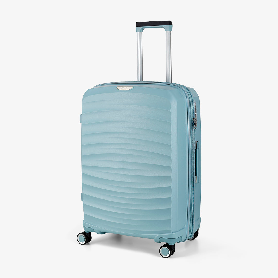 Sunwave Medium Suitcase in Light Blue