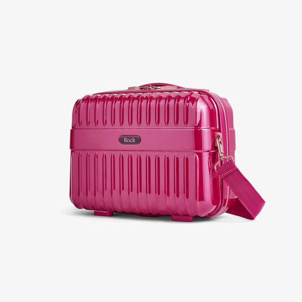 Selene Vanity Suitcase in Magenta Pink