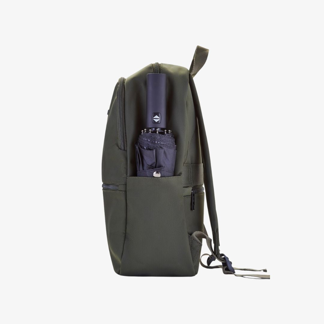 Platinum Laptop Carry-on Backpack in Olive Green