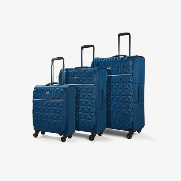 Jewel Set of 3 Suitcases in Blue