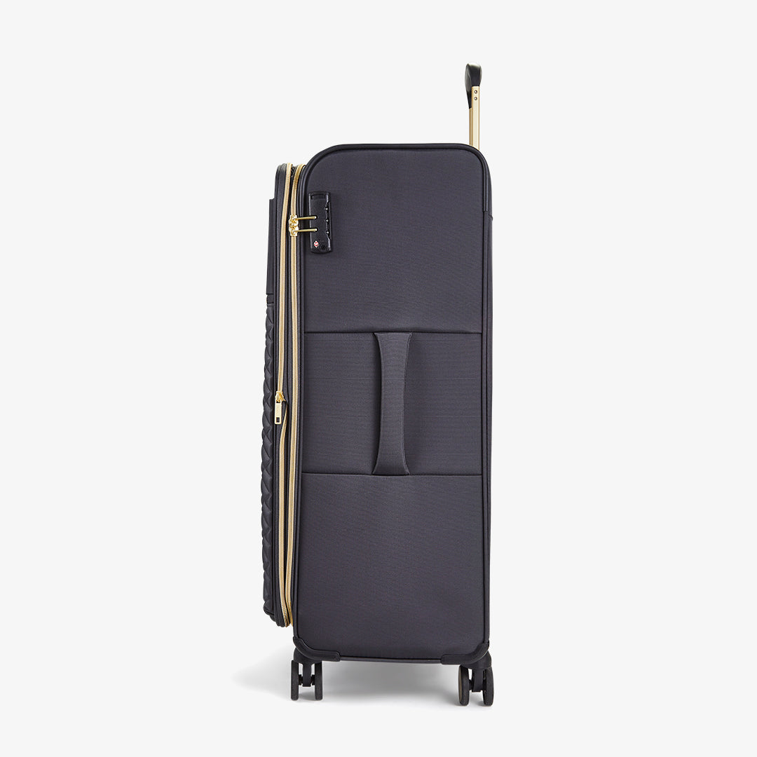 Sloane Large Suitcase in Charcoal