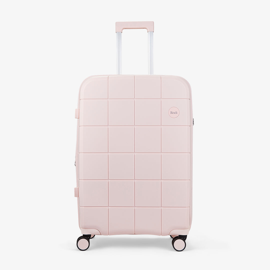Pixel Medium Suitcase in Pastel Pink