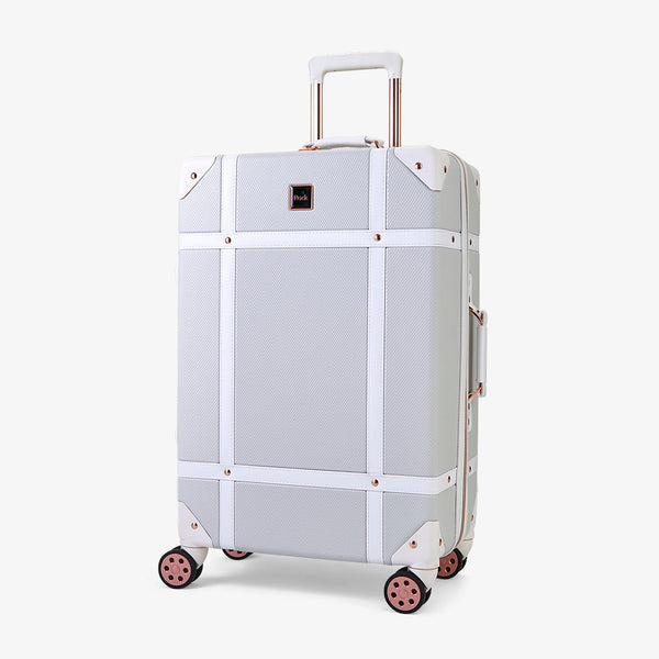 Vintage Medium Suitcase in Grey