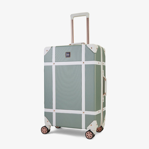 Vintage Medium Suitcase in Sage Green