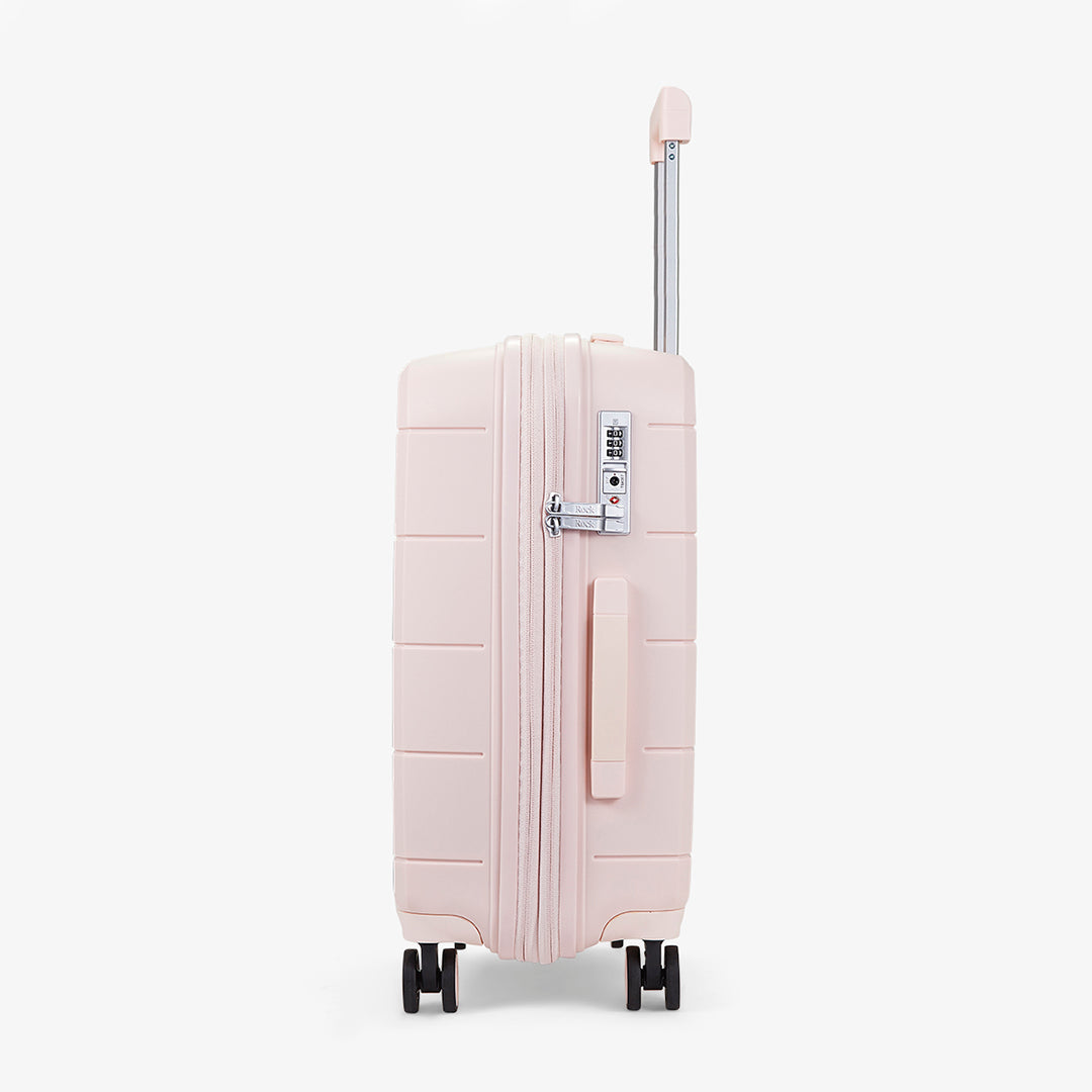 Pixel Small Suitcase in Pastel Pink