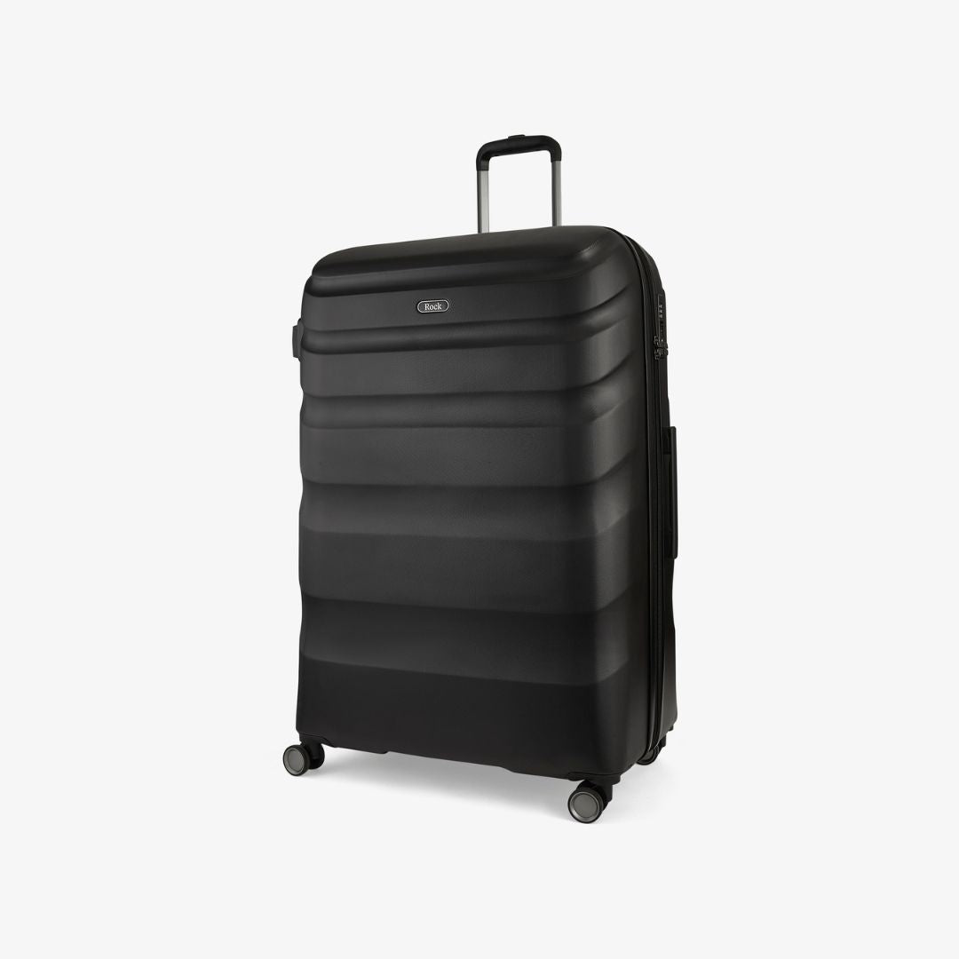Bali Extra Large Suitcase Black Rock Luggage