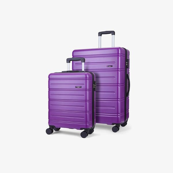 Lisbon Set of 2 Suitcases in Purple