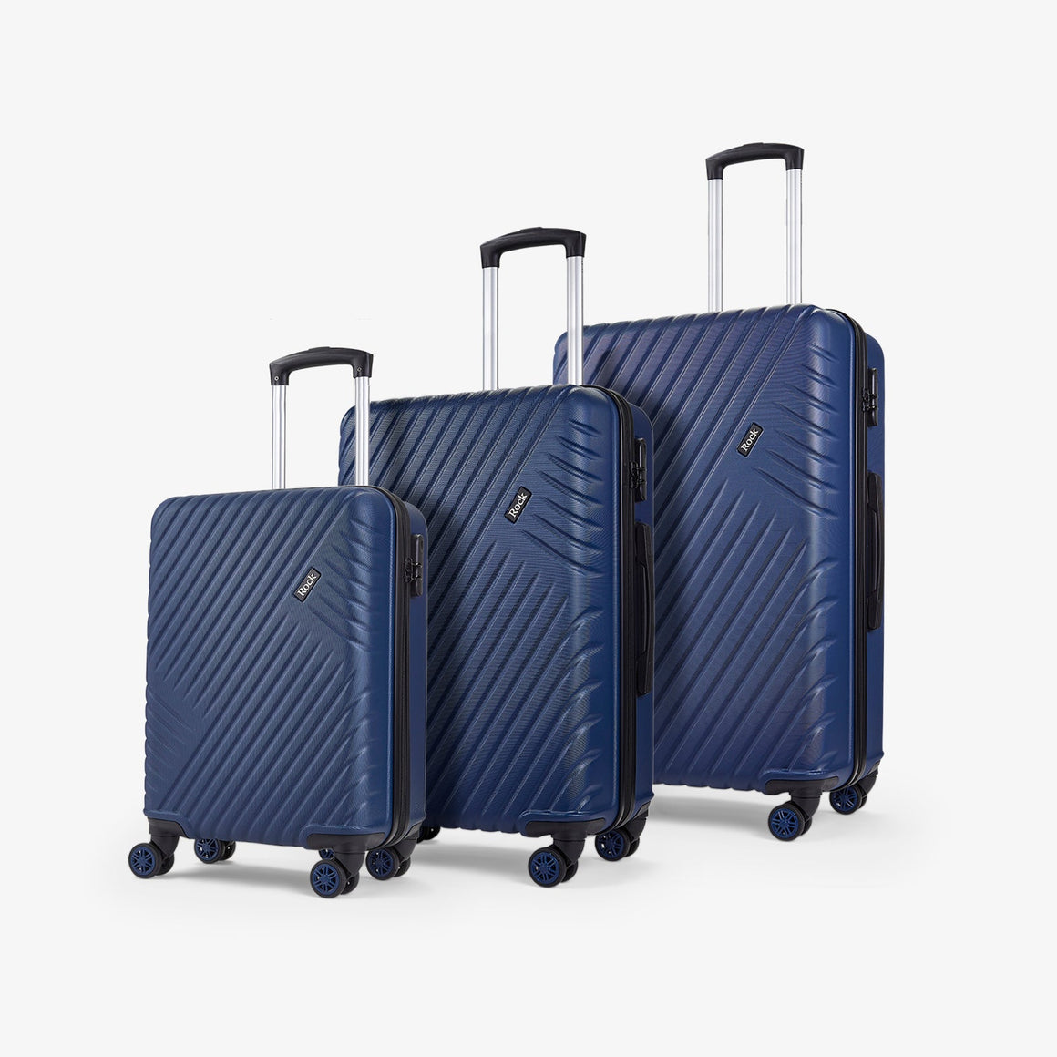Santiago Set of 3 Suitcases in Navy