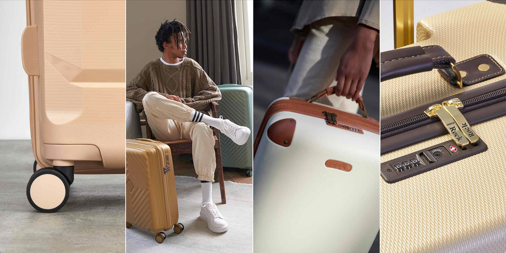 Minimalist suitcase shop