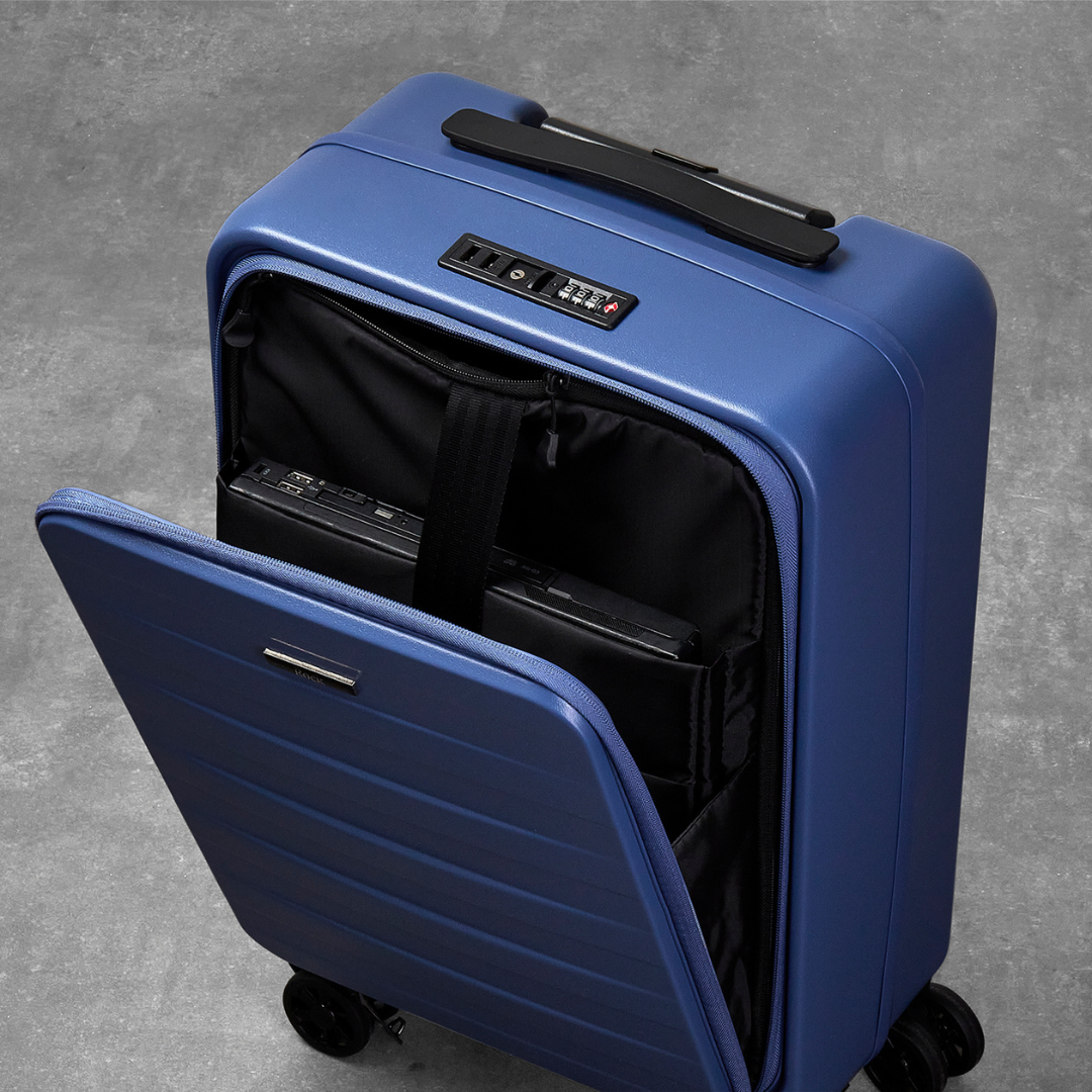 Eden Small Suitcase in Indigo