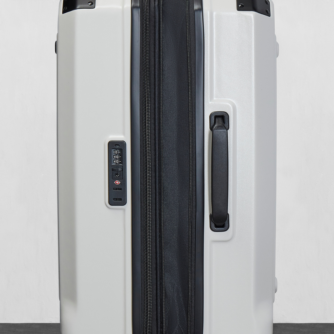 Alpine Large Suitcase in White