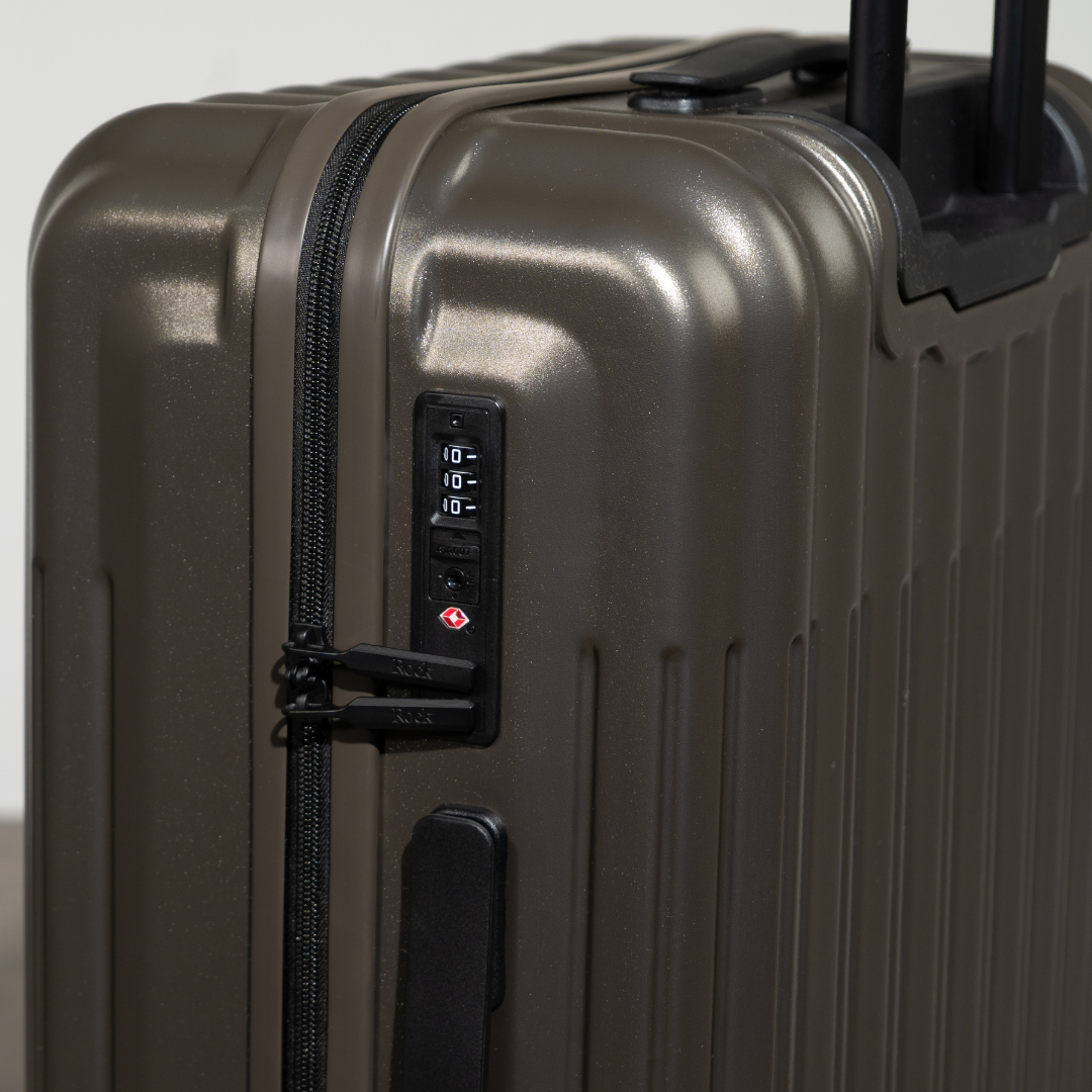 Luna Set of 3 Suitcases in Charcoal