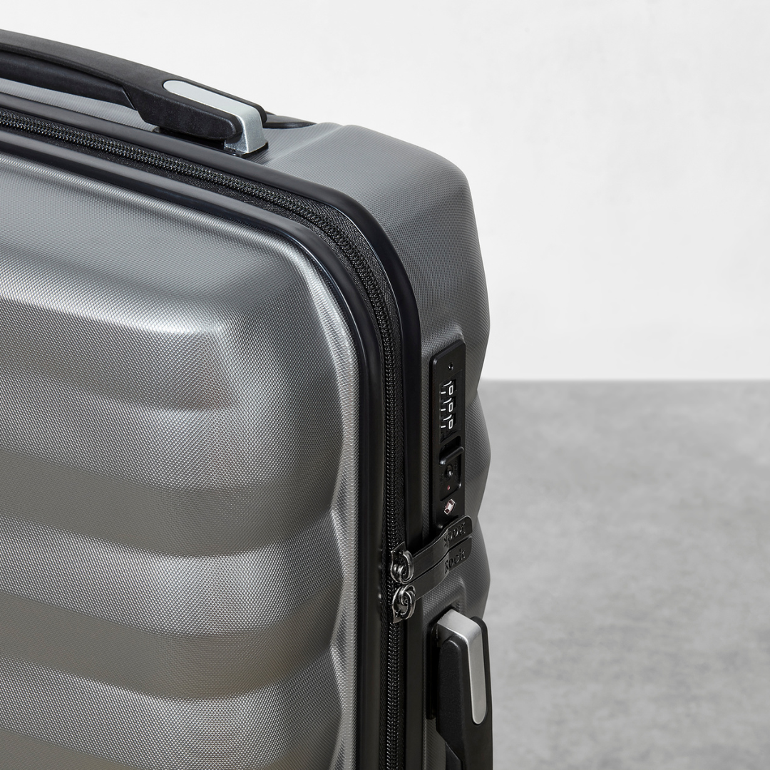 Berlin Set of 3 Suitcases in Charcoal