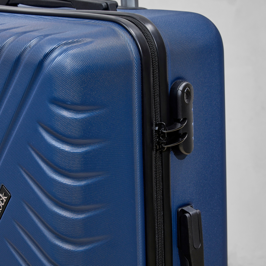 Santiago Large Suitcase in Navy