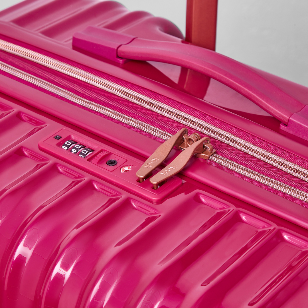 Selene Small Suitcase in Magenta Pink