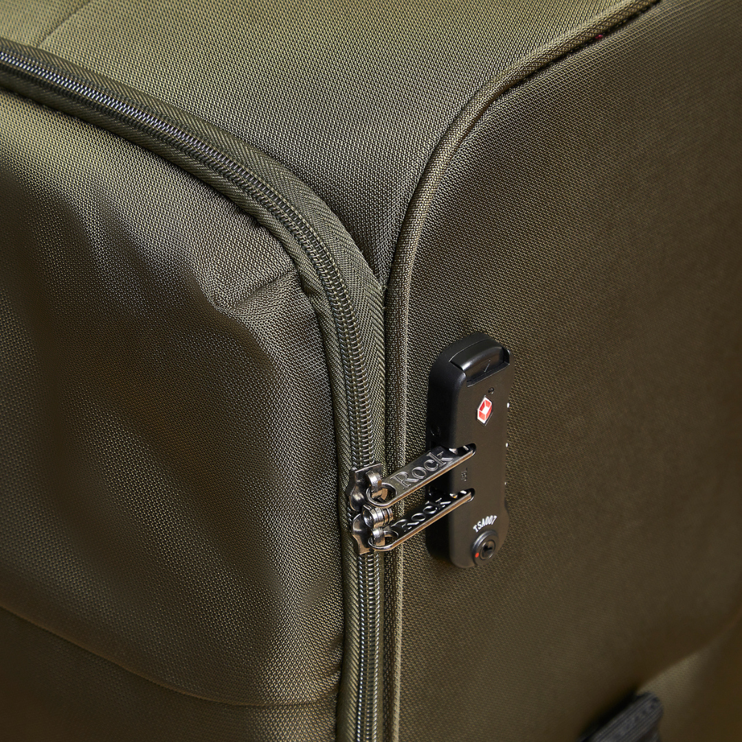 Paris Extra Large Suitcase in Olive Green