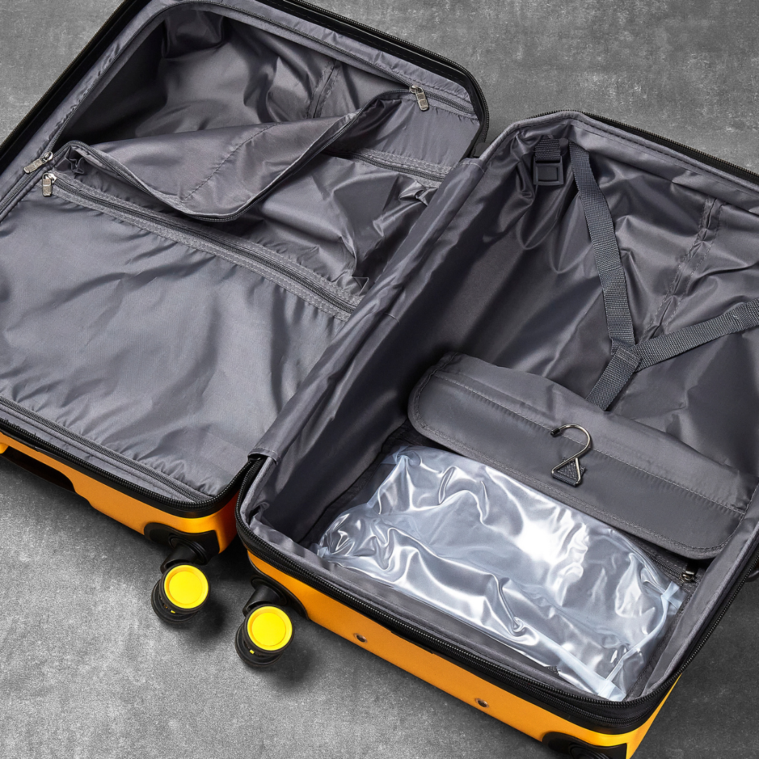 Alpine Small Suitcase in Yellow