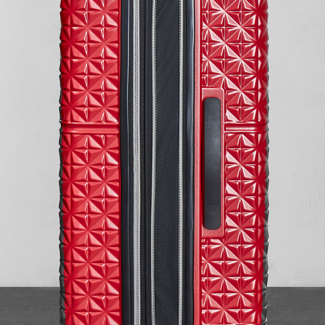 Maya Set of 3 Suitcases in Red