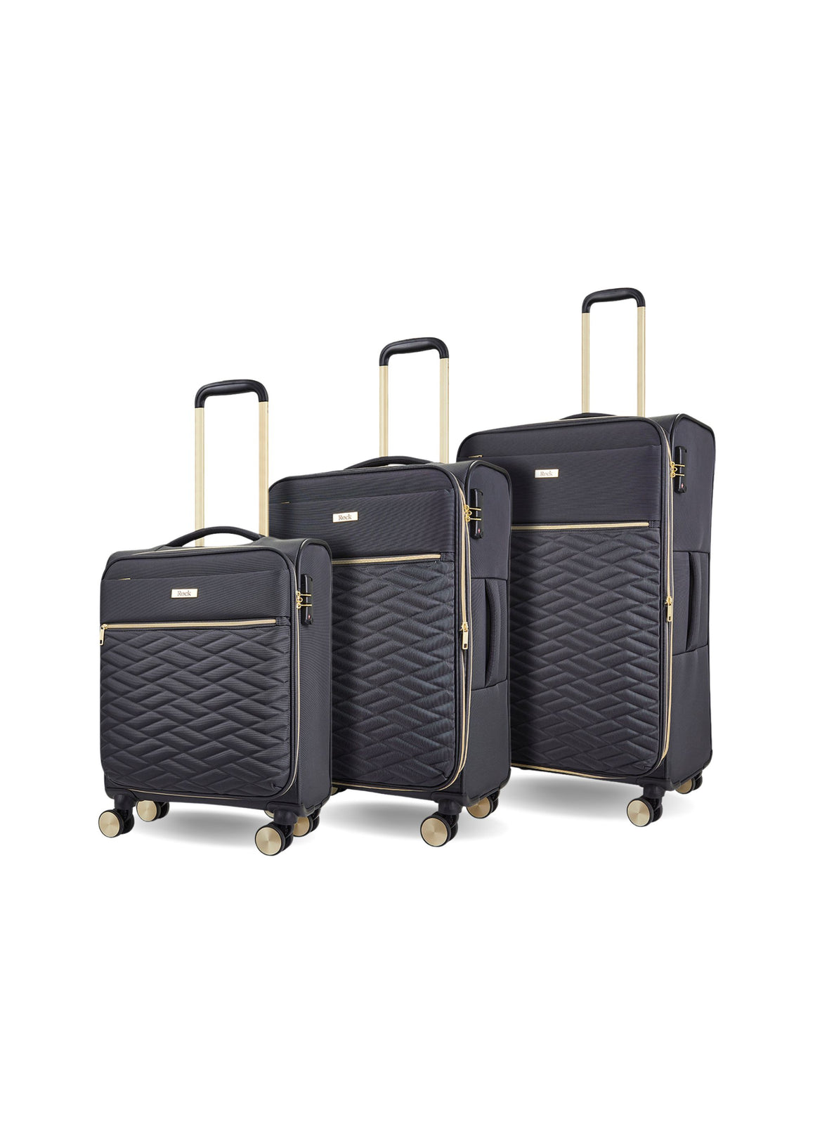 Santiago Set of 3 Suitcases in Purple
