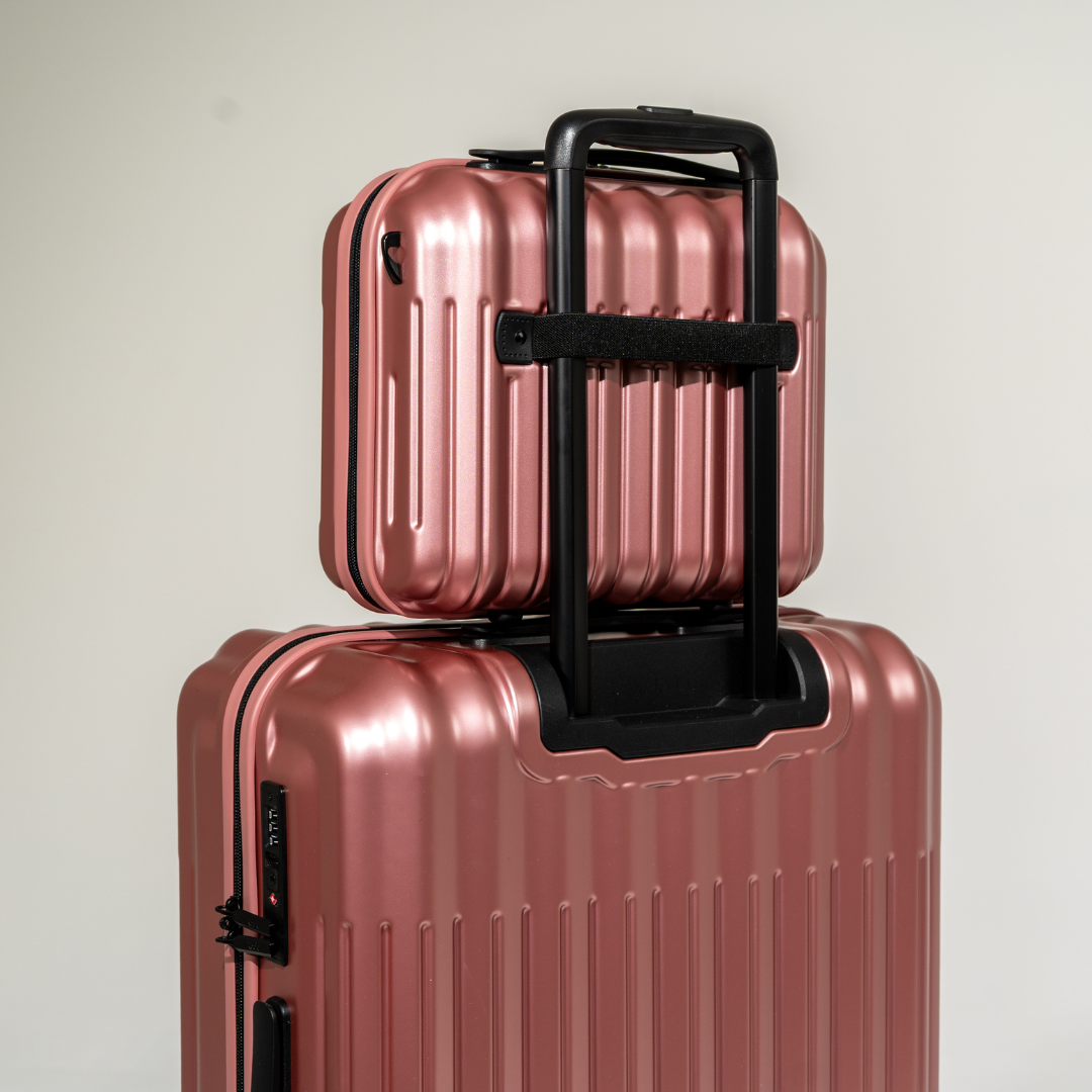 Luna Set of 5 Suitcases in Pink