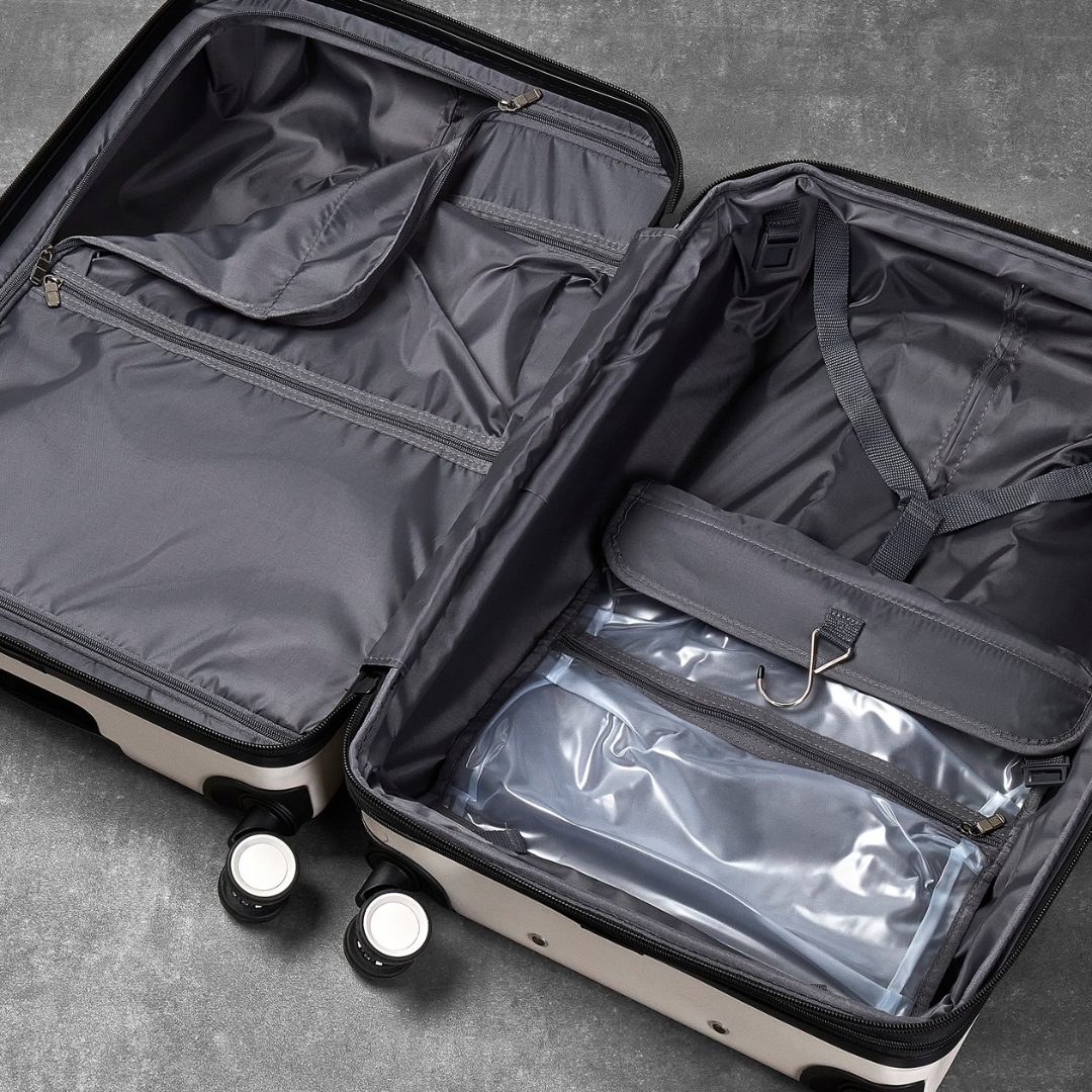 Alpine Small Suitcase in White