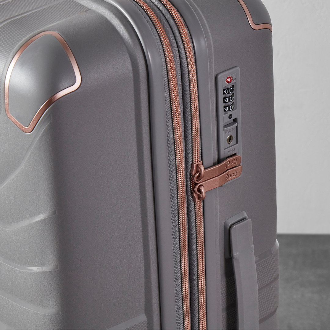 Astrid Medium Suitcase in Grey