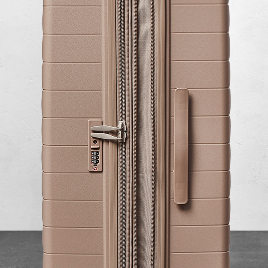 Palma Set of 3 Suitcases in Champagne