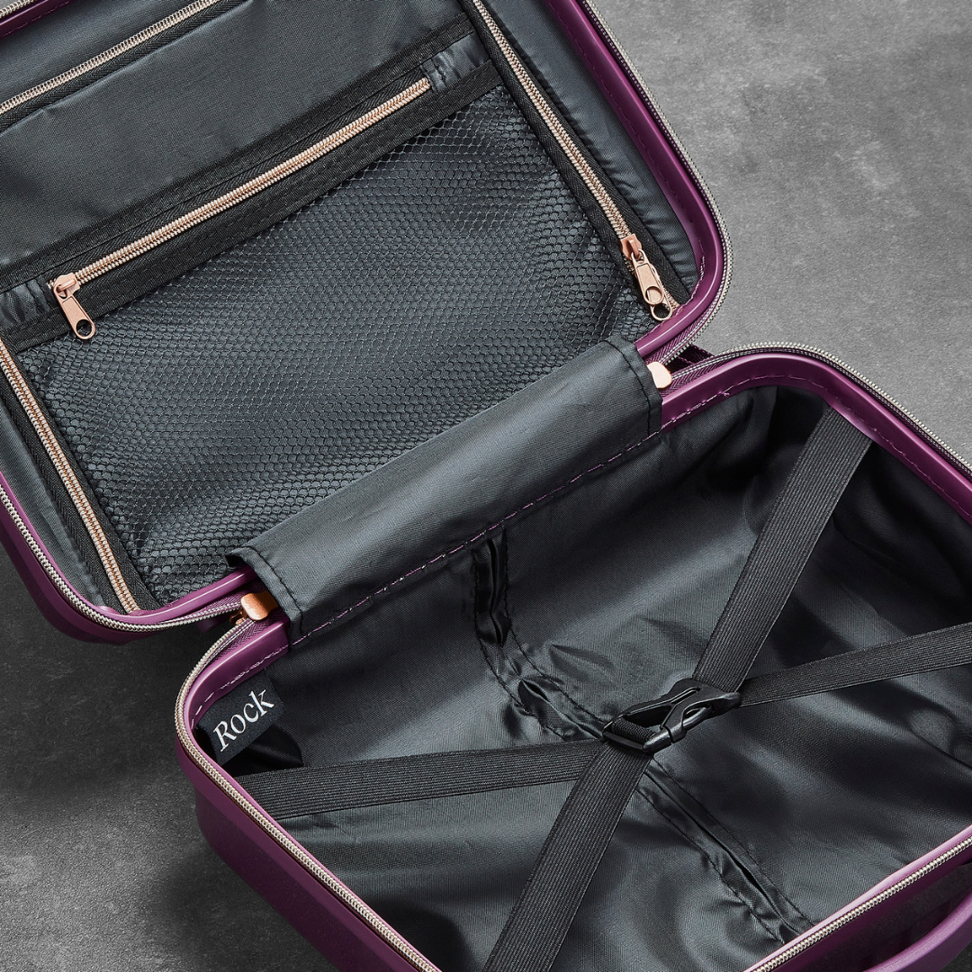 Selene Vanity Suitcase in Purple