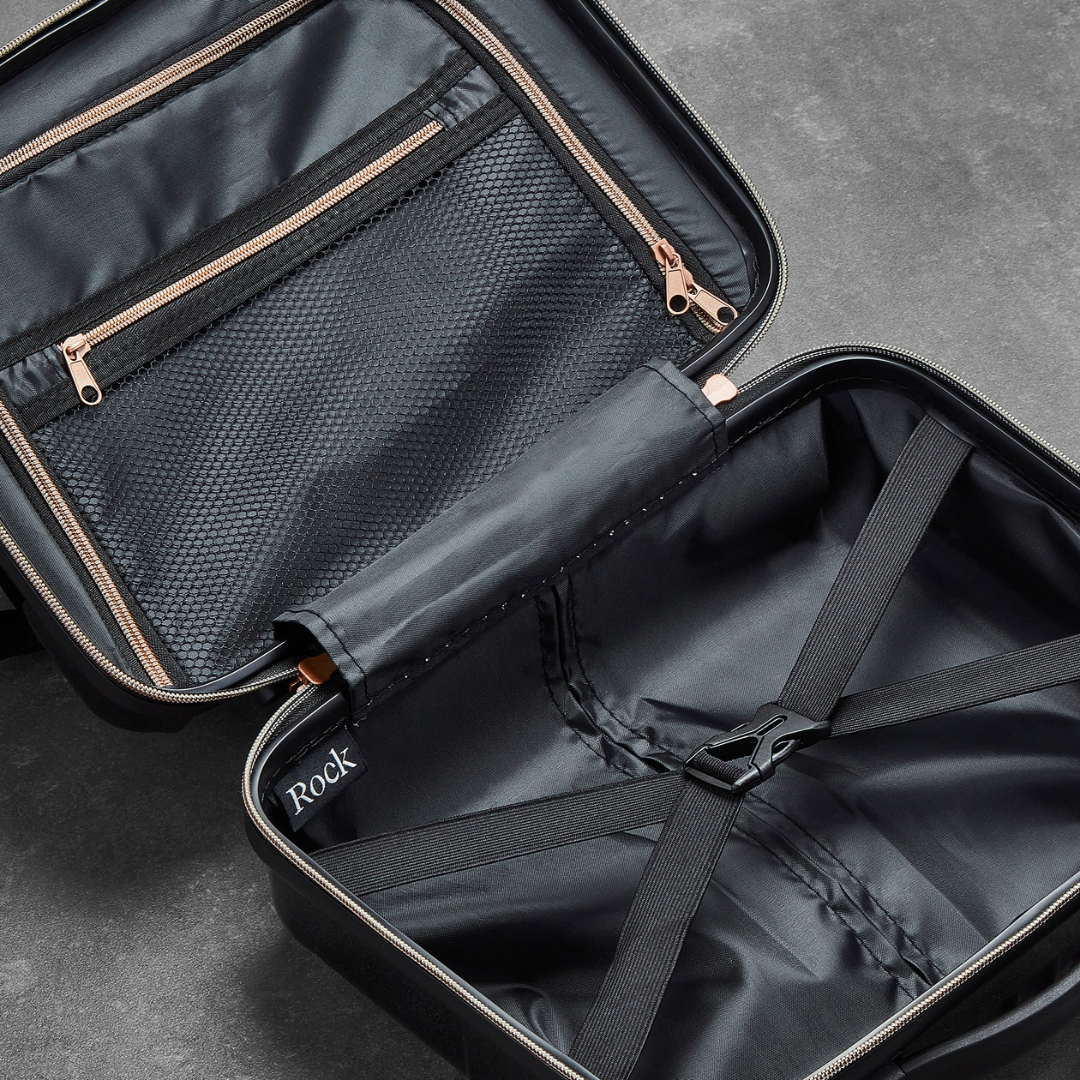 Selene Vanity Suitcase in Black