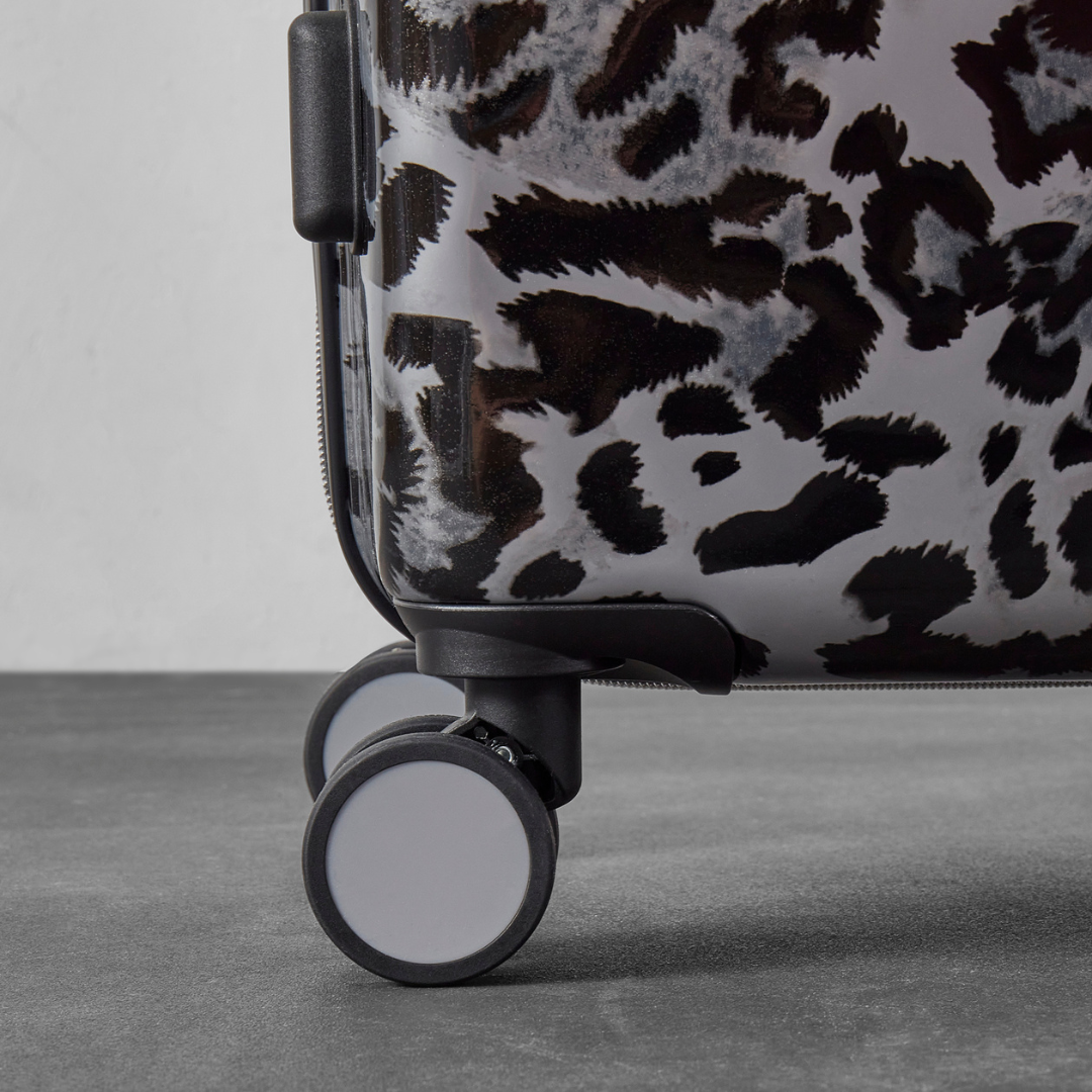 Savannah Small Suitcase in Snow Leopard