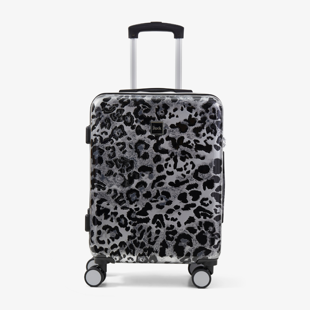 Savannah Small Suitcase in Snow Leopard
