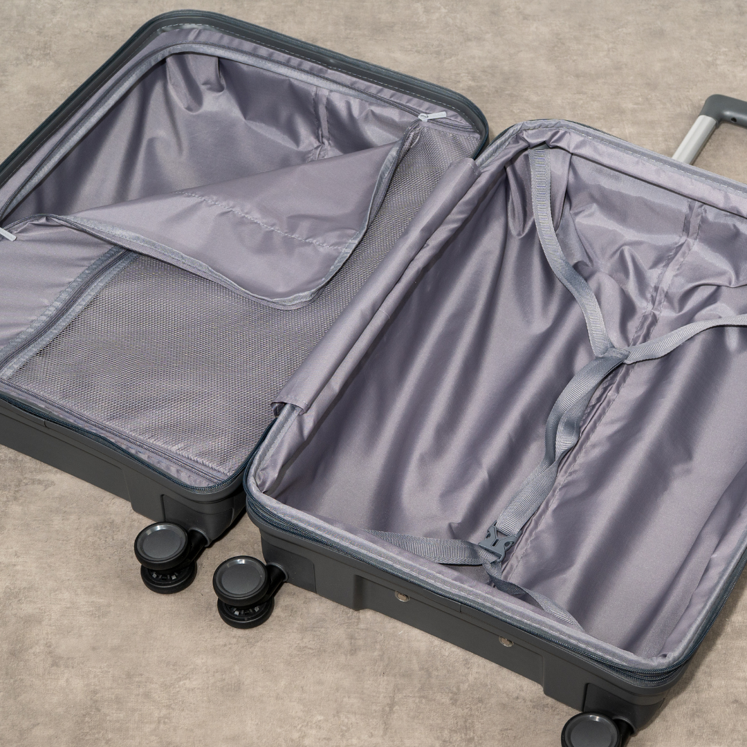 Oslo Set of 3 Suitcases in Charcoal