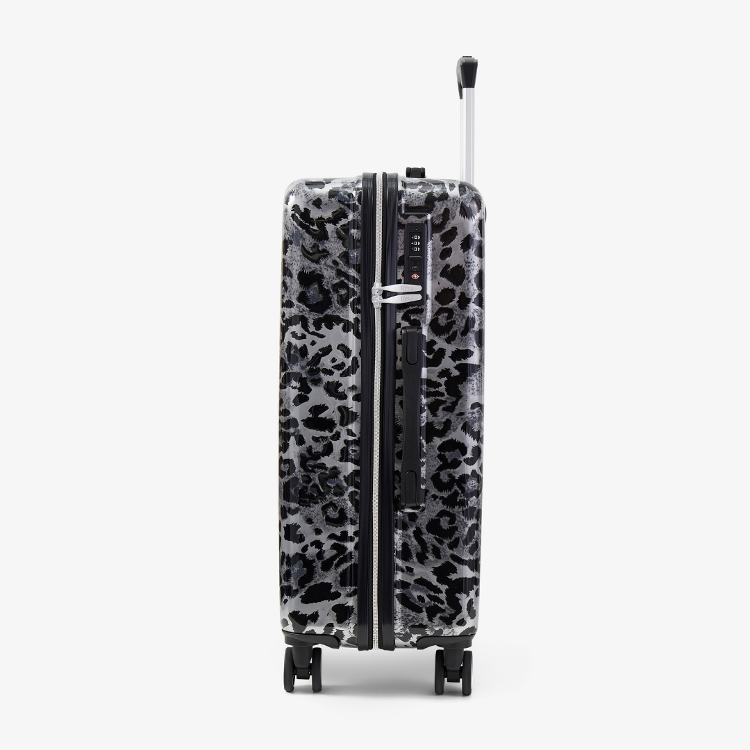 Savannah Medium Suitcase | Snow Leopard | Rock Luggage
