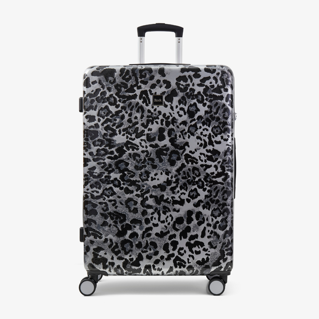 Savannah Set of 3 Suitcases in Snow Leopard
