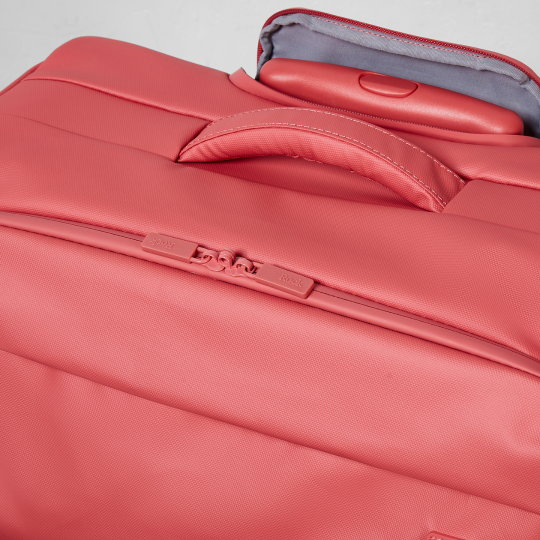 Juniper Large Suitcase in Coral