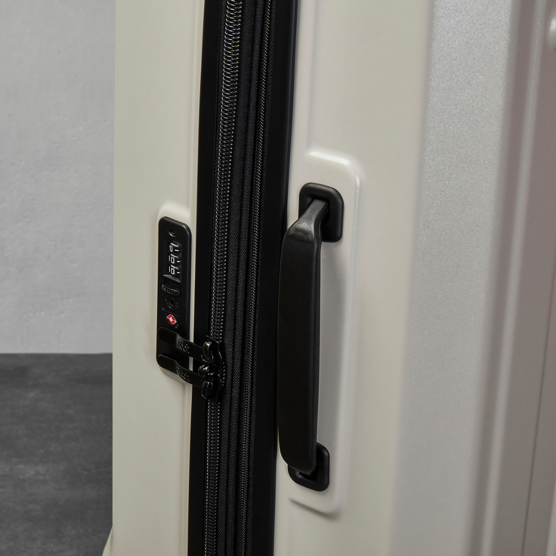 Alpine Small Suitcase in White