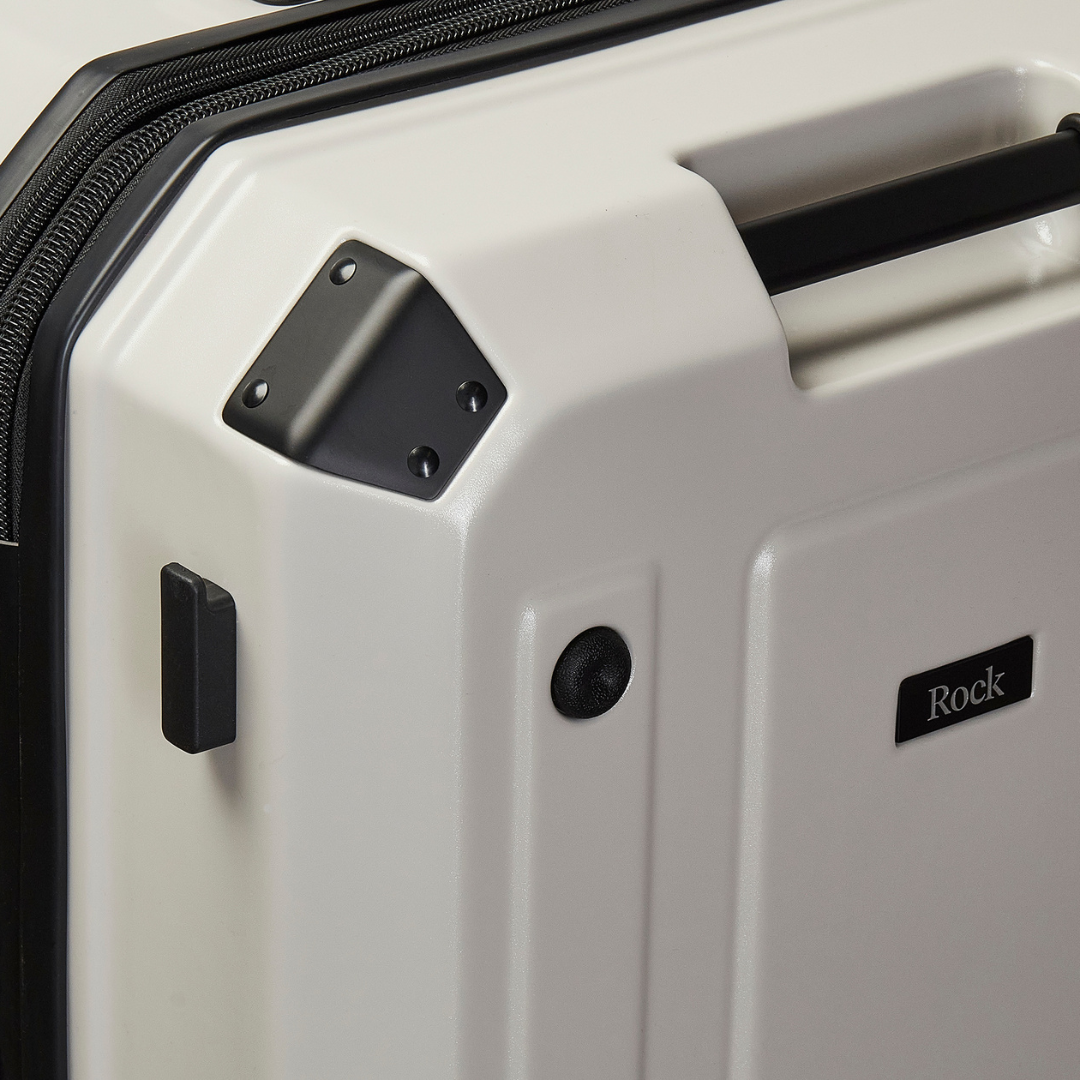 Alpine Small Suitcase in White