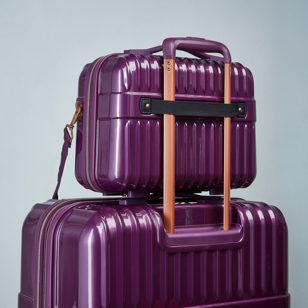 Selene Vanity Suitcase in Purple