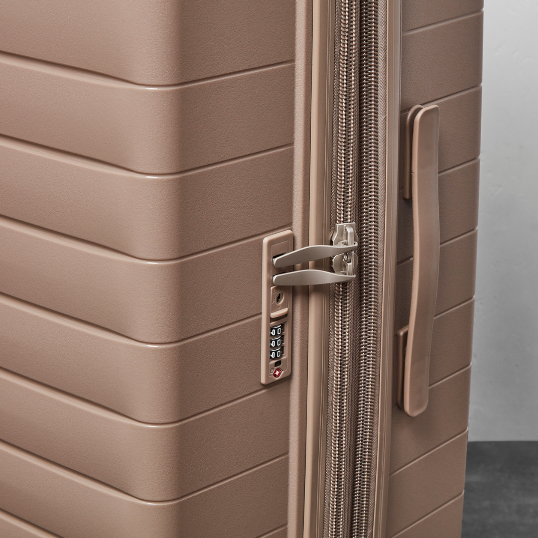 Palma Set of 3 Suitcases in Champagne