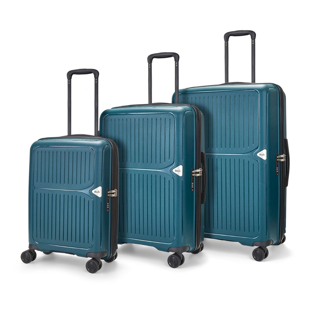 Vancouver Set of 3 Suitcases in Forest Green