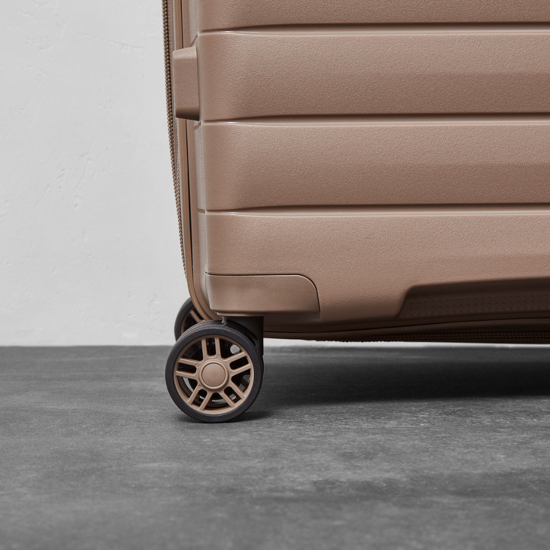 Palma Set of 3 Suitcases in Champagne