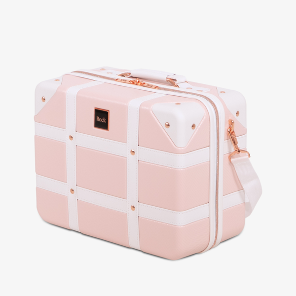 Vintage Vanity Suitcase in Baby Pink