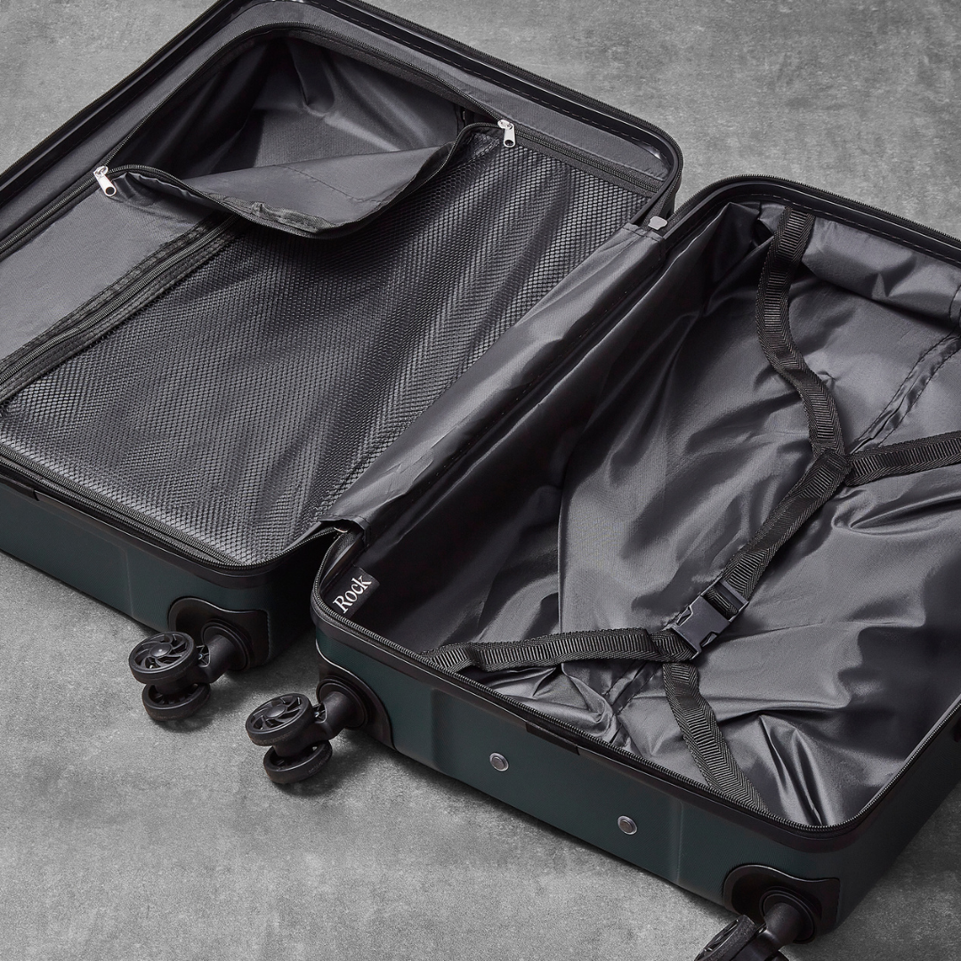 Lincoln Large Suitcase in Forest Green