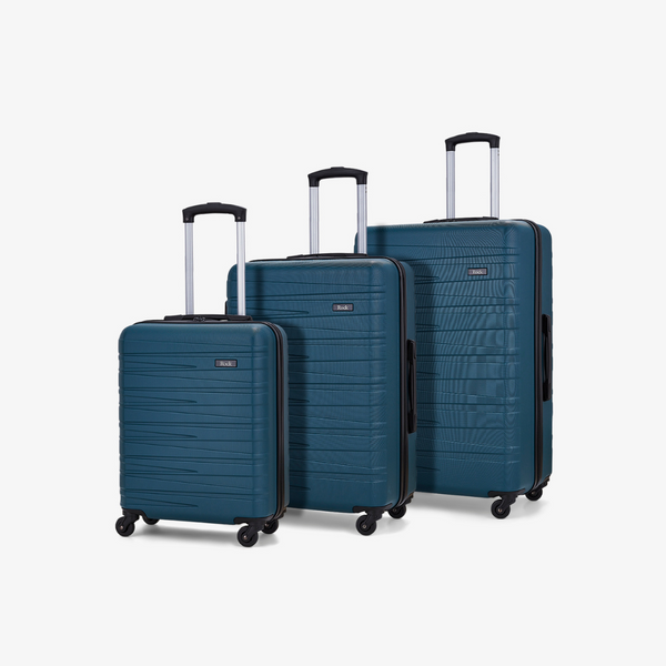 Seattle Set of 3 Suitcases in Teal