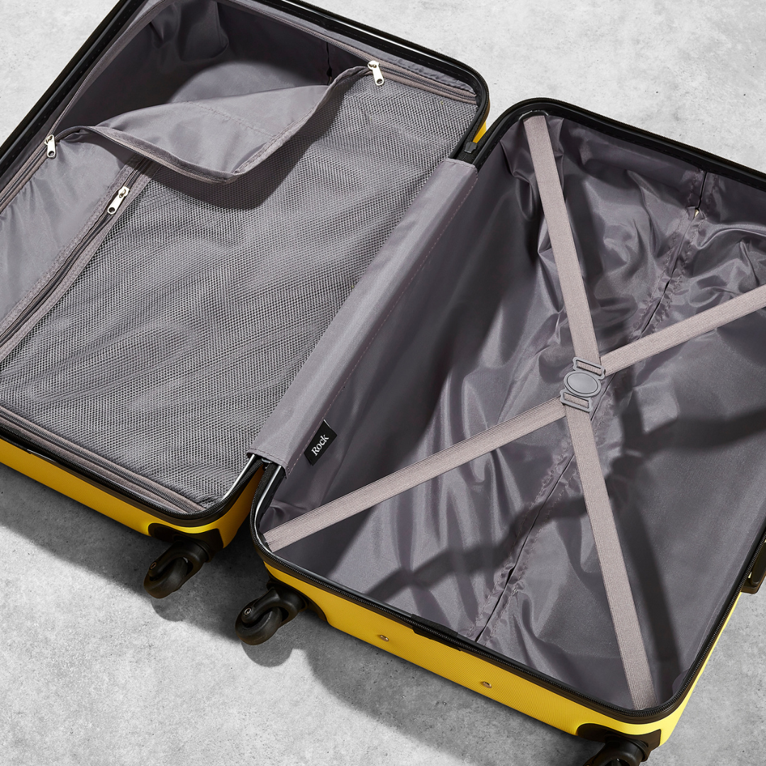 Seattle Set of 3 Suitcases in Yellow