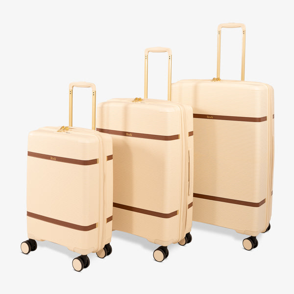 Medina Set of 3 Suitcases in Ginger Cream
