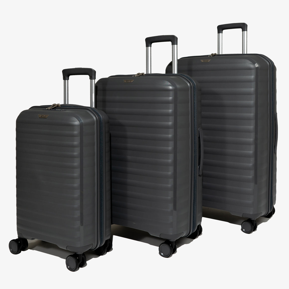 Oslo Set of 3 Suitcases in Charcoal