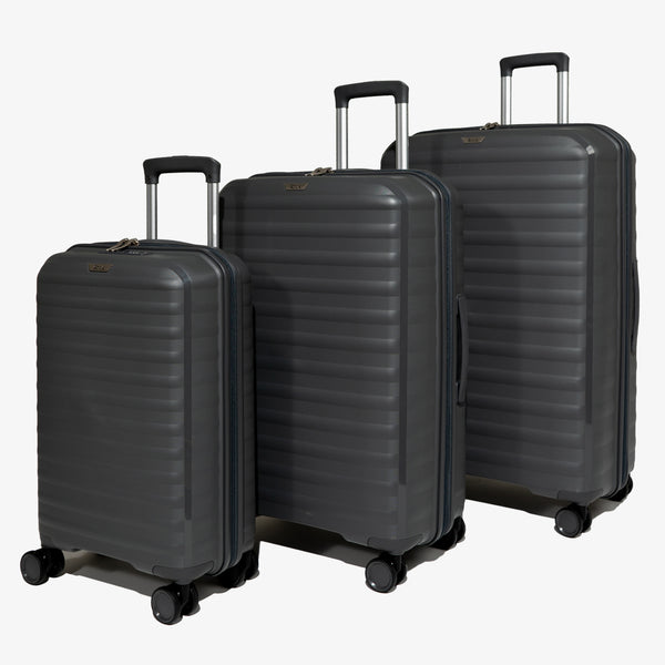 Oslo Set of 3 Suitcases in Charcoal